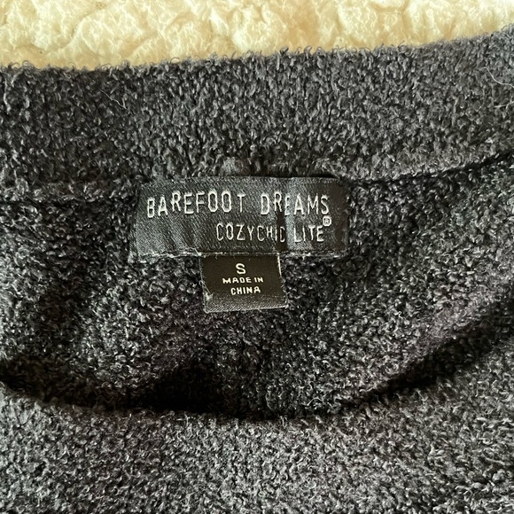 Barefoot Dreams CozyChicLite Dolman Pullover Sweater Size S Deep Jade - Picture 5 of 13